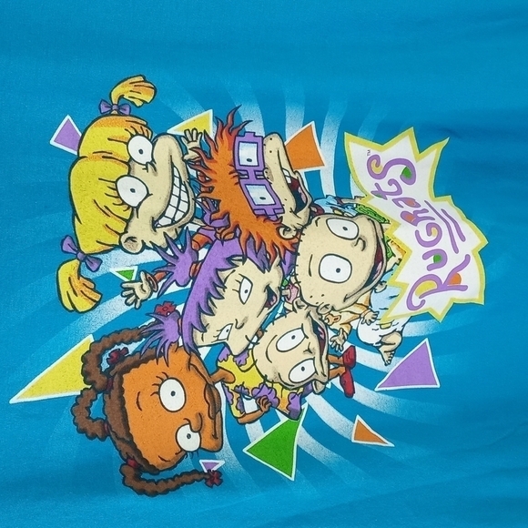 Large Nickelodeon Rug rats blue graphic t shirt - Picture 2 of 6